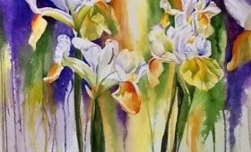 Wet And Wild Irises